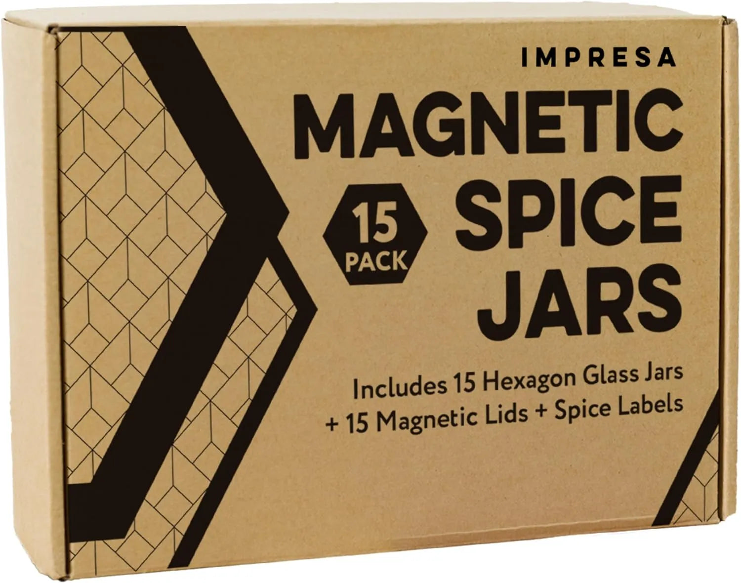 Magnetic Spice Jars for Refrigerator