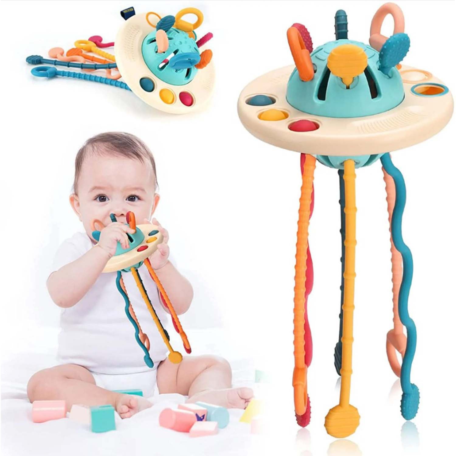 Montessori Silicone Pulling Toy