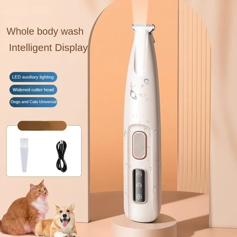 Pet Hair Clipper with LED Light – Perfect Grooming for Your Pet