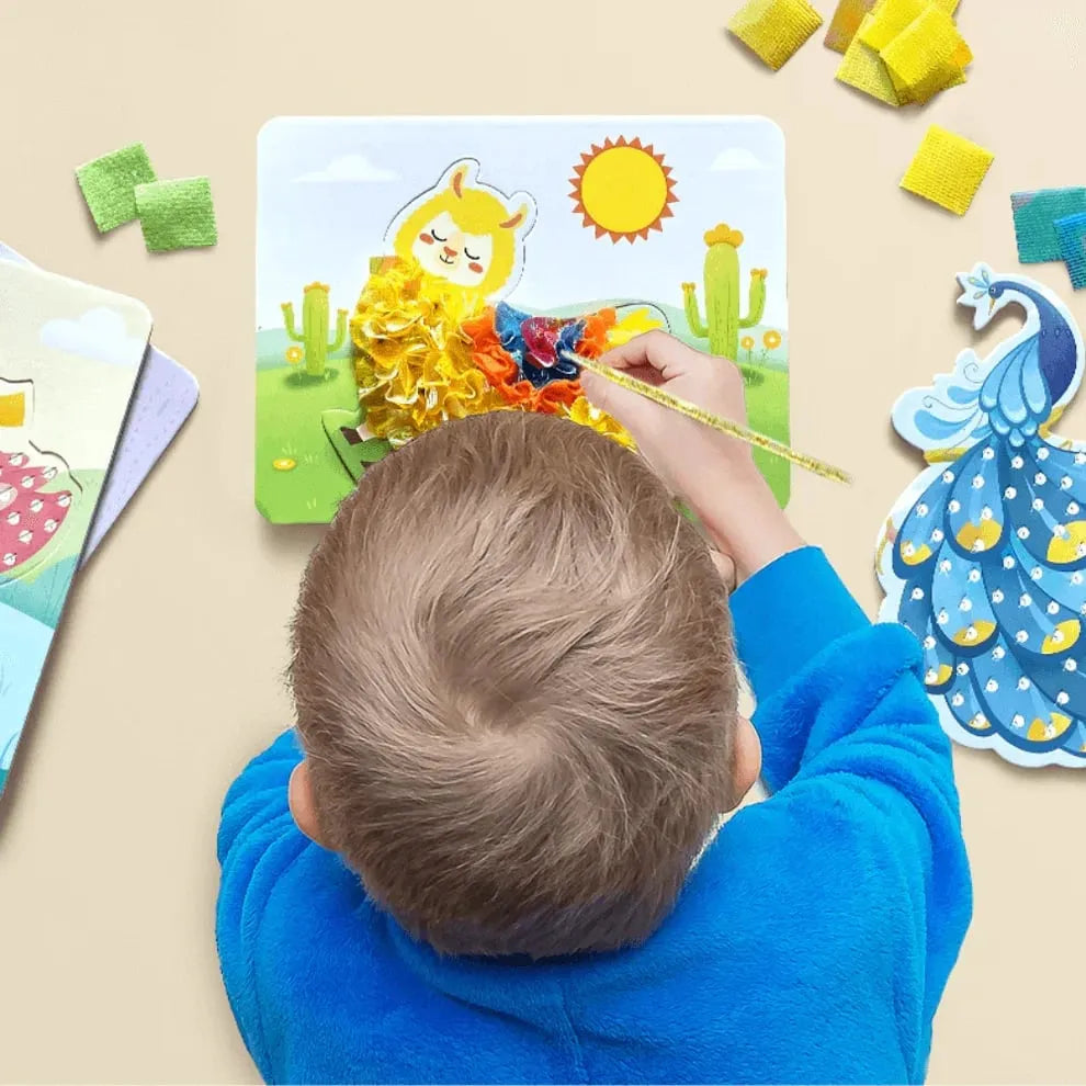 Montessori creative set for stick painting