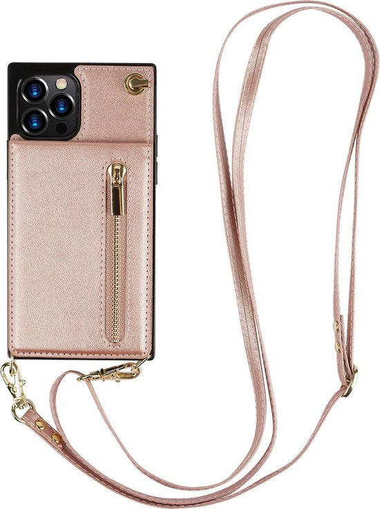 Crossbody Wallet Case for iPhone with Card Holder