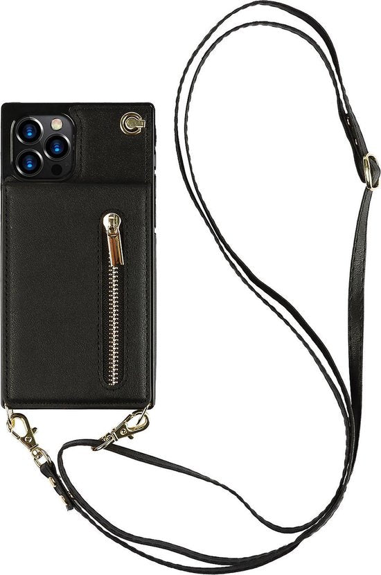 Crossbody Wallet Case for iPhone with Card Holder