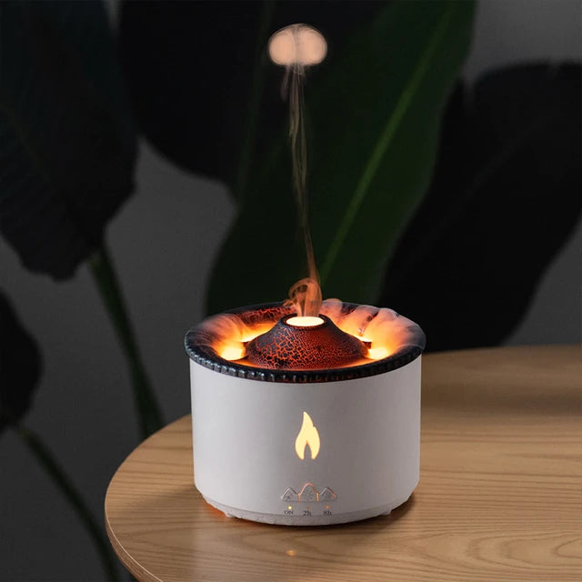 Volcano™ Aroma Diffuser: Flame Lamp & Humidifier for Essential Oils