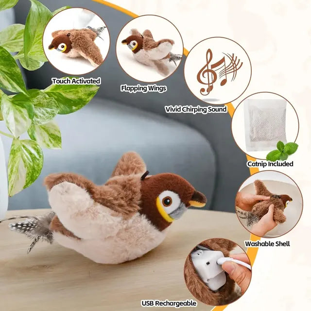 Catnip™ Toys for Birds with Flapping Wings