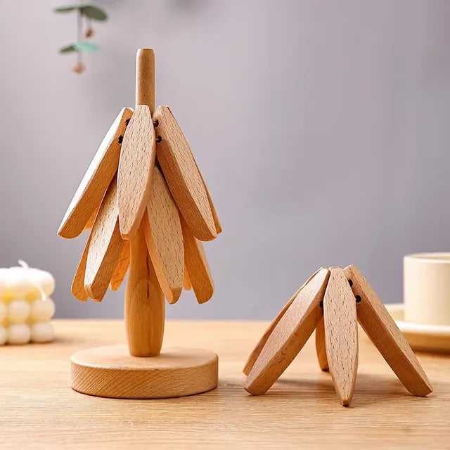 Trivetree™ - handmade wooden coaster