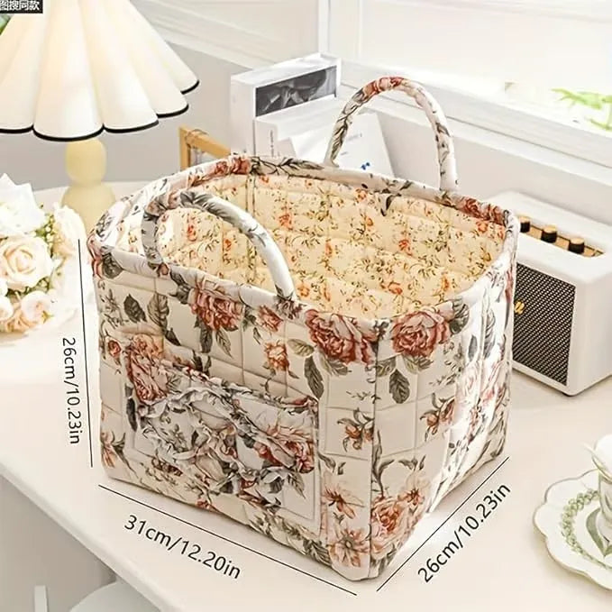 Boho Fabric Storage Basket