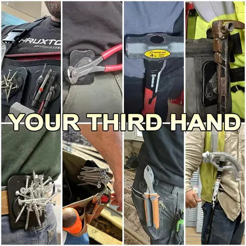 Magnetic Tool Holder-Clip-On Belt Magnet for Screws,Nails,Hammers,Screwdrivers,Trowels,Drill Bits &More heavy duty