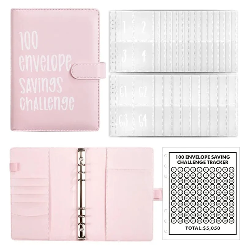 Savings booklet of 100 envelopes