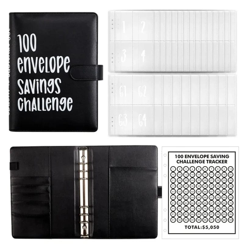 Savings booklet of 100 envelopes
