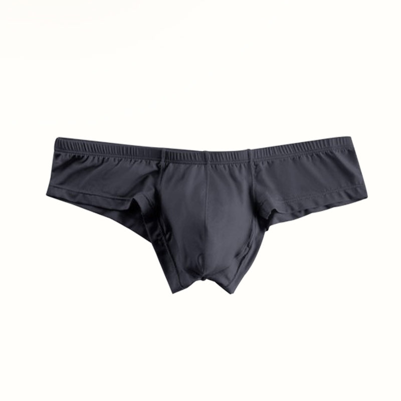 Solid Color Breathable Low Waist Men's Briefs