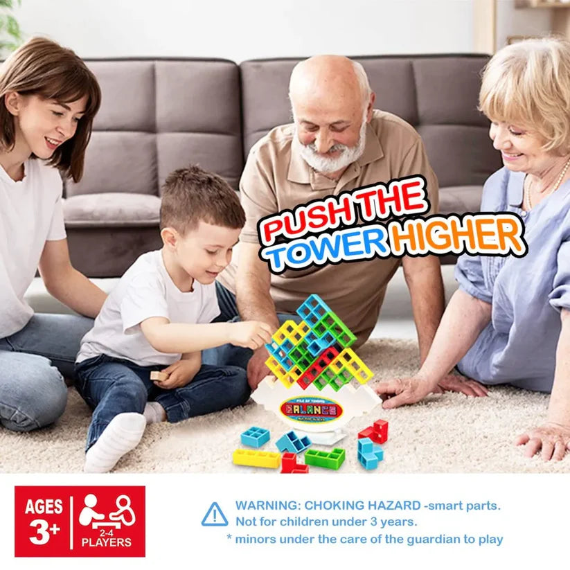 Tower Game For Kids & Adults